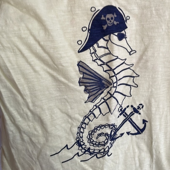 Deux par Deux seahorse t-shirt - Picture 2 of 5